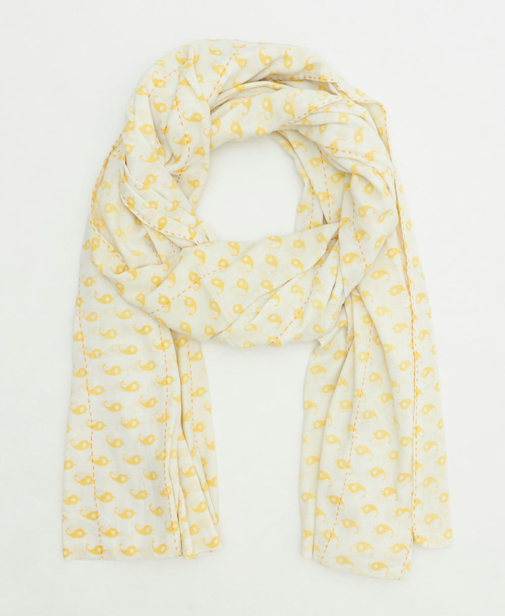 long cotton scarf