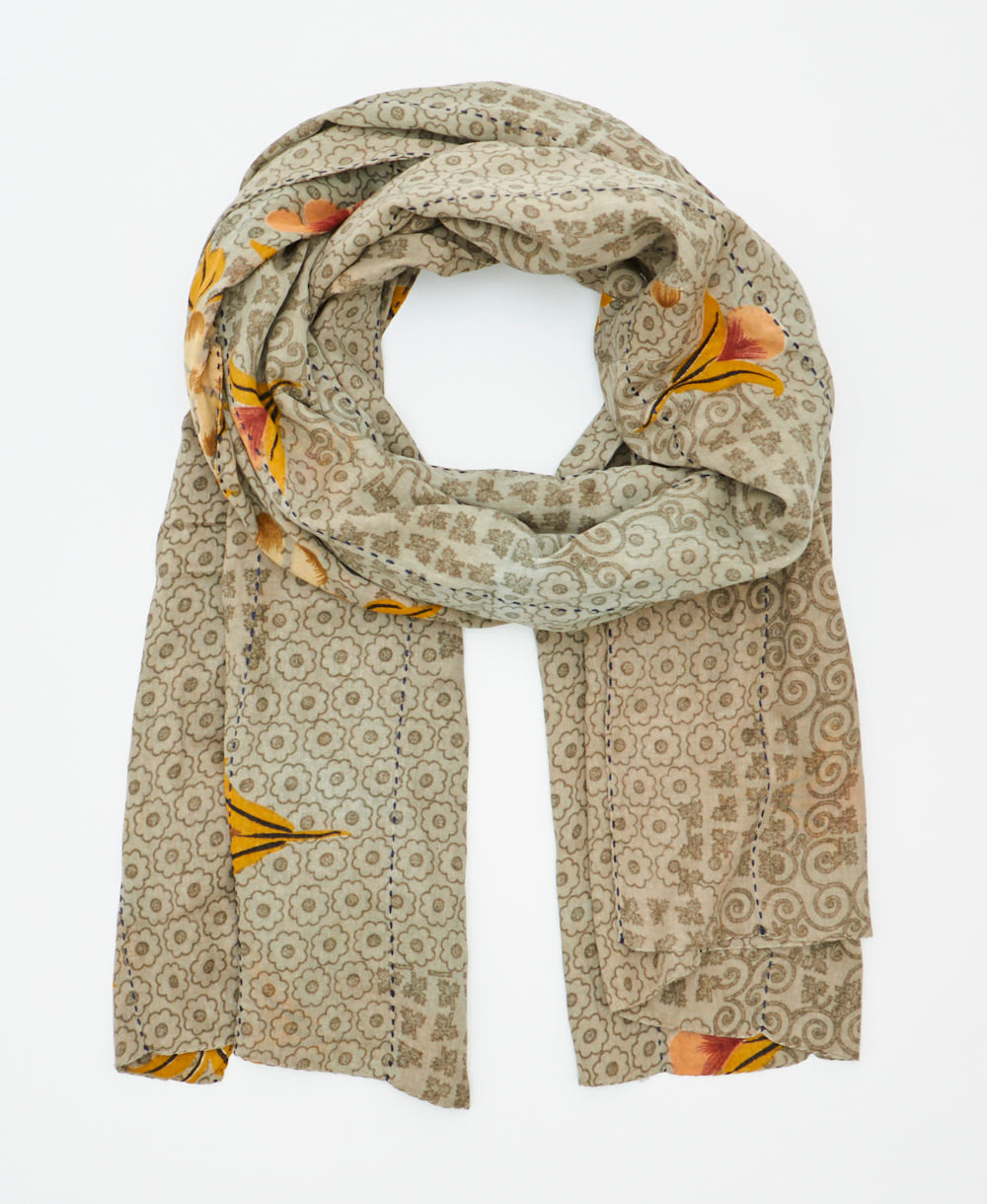 long cotton scarf