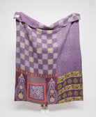 Artisan made kantha quilt throw