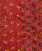 Kantha quilt throw made of recycled vintage saris