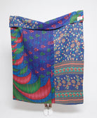 Artisan made kantha quilt throw