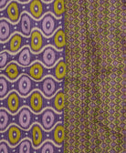 Kantha quilt throw featuring traditional kantha hand stitching