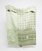 Artisan made kantha quilt throw