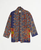 handmade open front cocoon quilted jacket