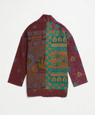 handmade open front cocoon quilted jacket