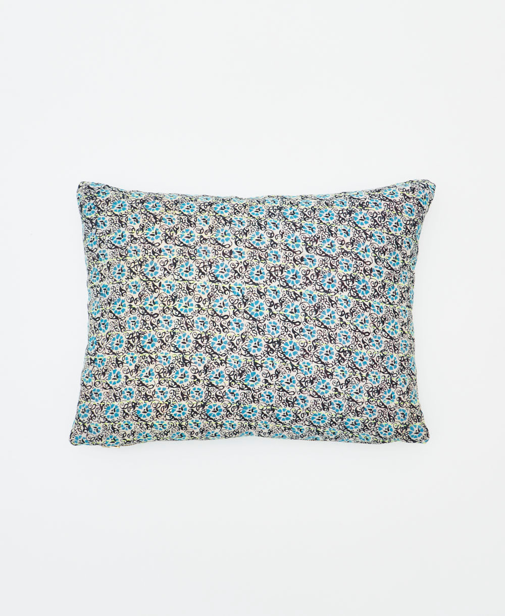 small lumbar pillow with removeable down feather insert