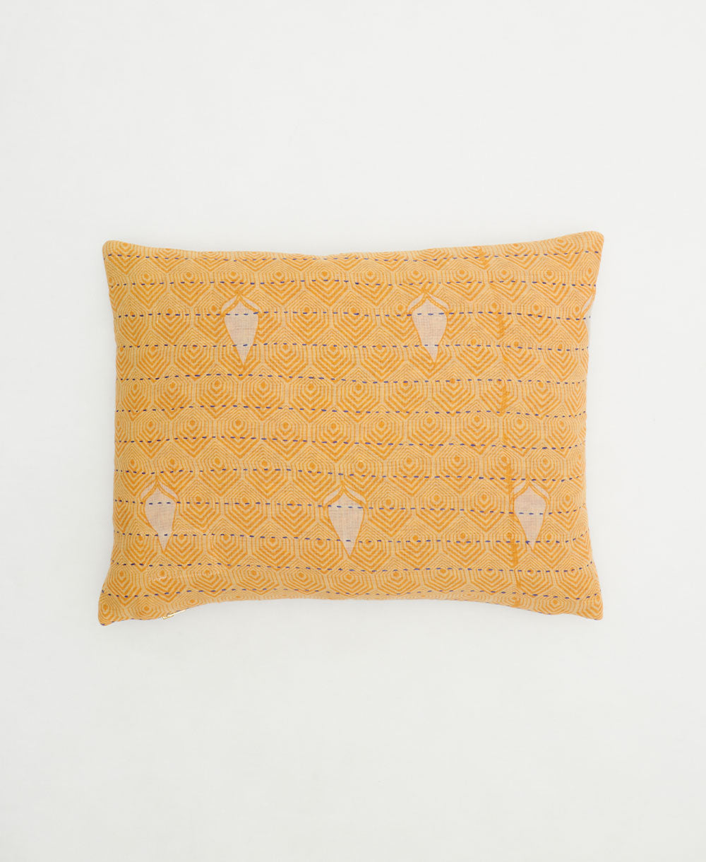 small lumbar pillowwith removeable down feather insert