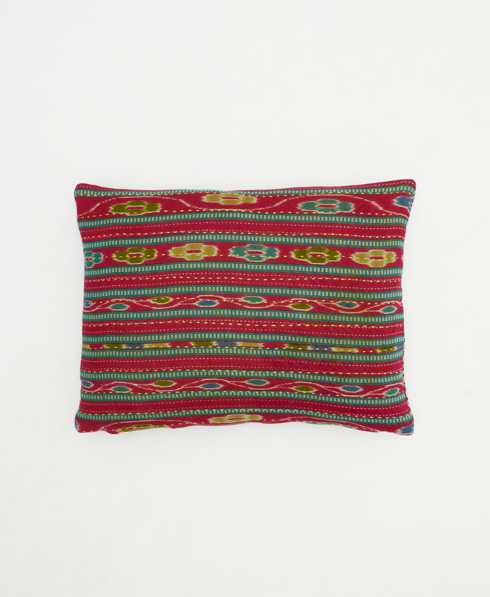 small lumbar pillow with removeable down feather insert