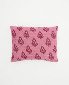 small pillow with bold print handmade in India from vintage cotton fabrics