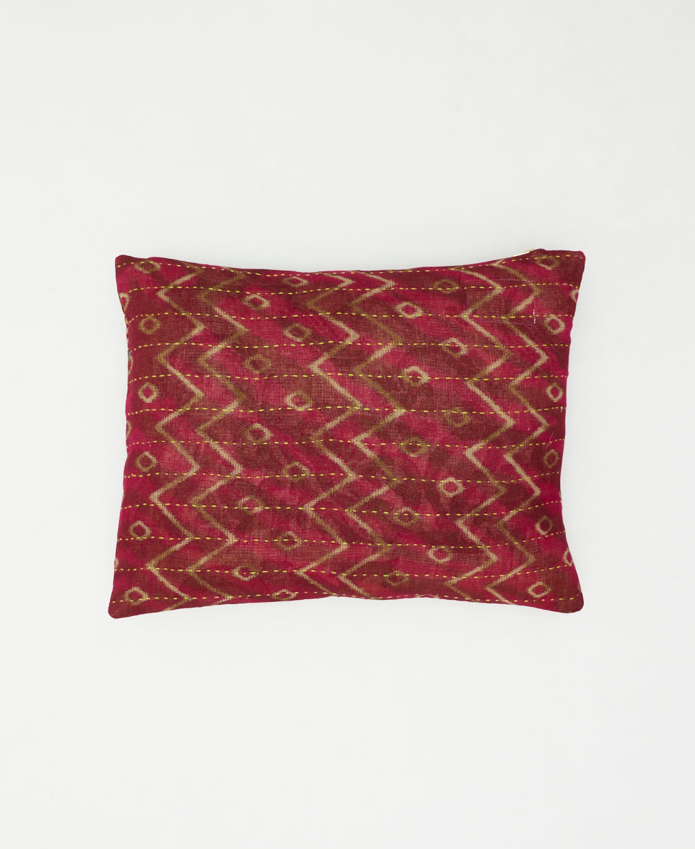 small lumbar pillow with removeable down feather insert