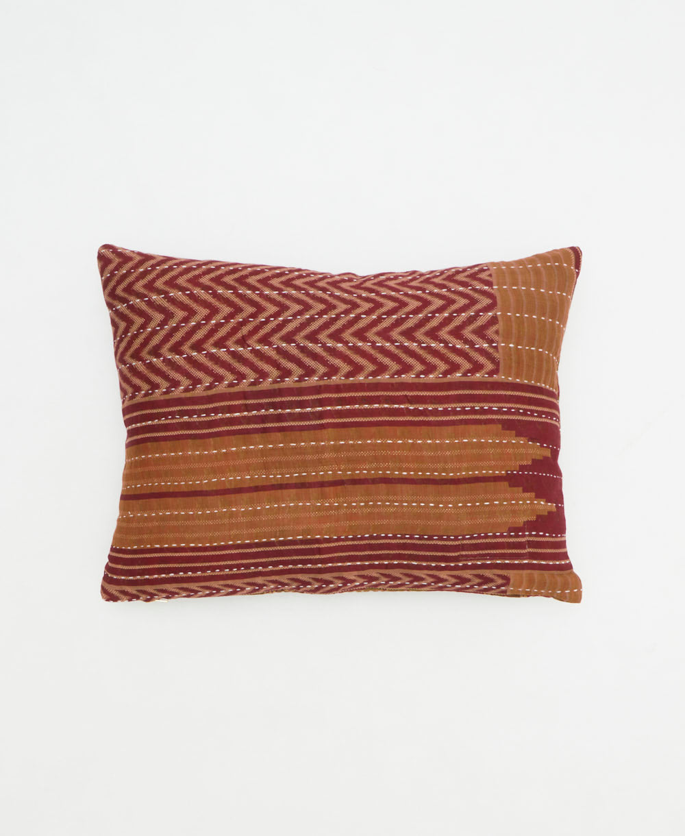 small lumbar pillow with removeable down feather insert