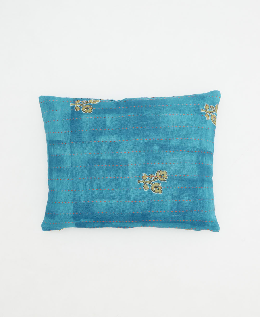 small lumbar pillow with removeable down feather insert