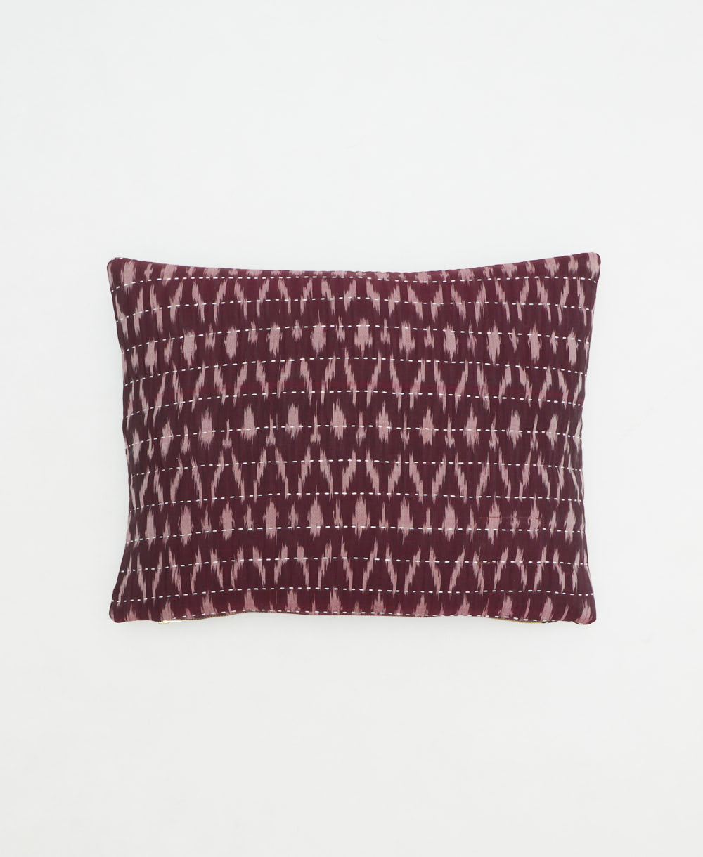 small lumbar pillow with removeable down feather insert