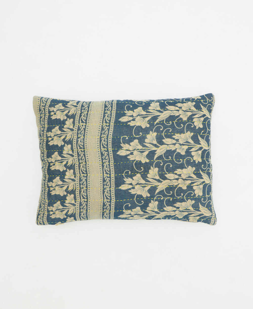 small lumbar pillow with removeable down feather insert