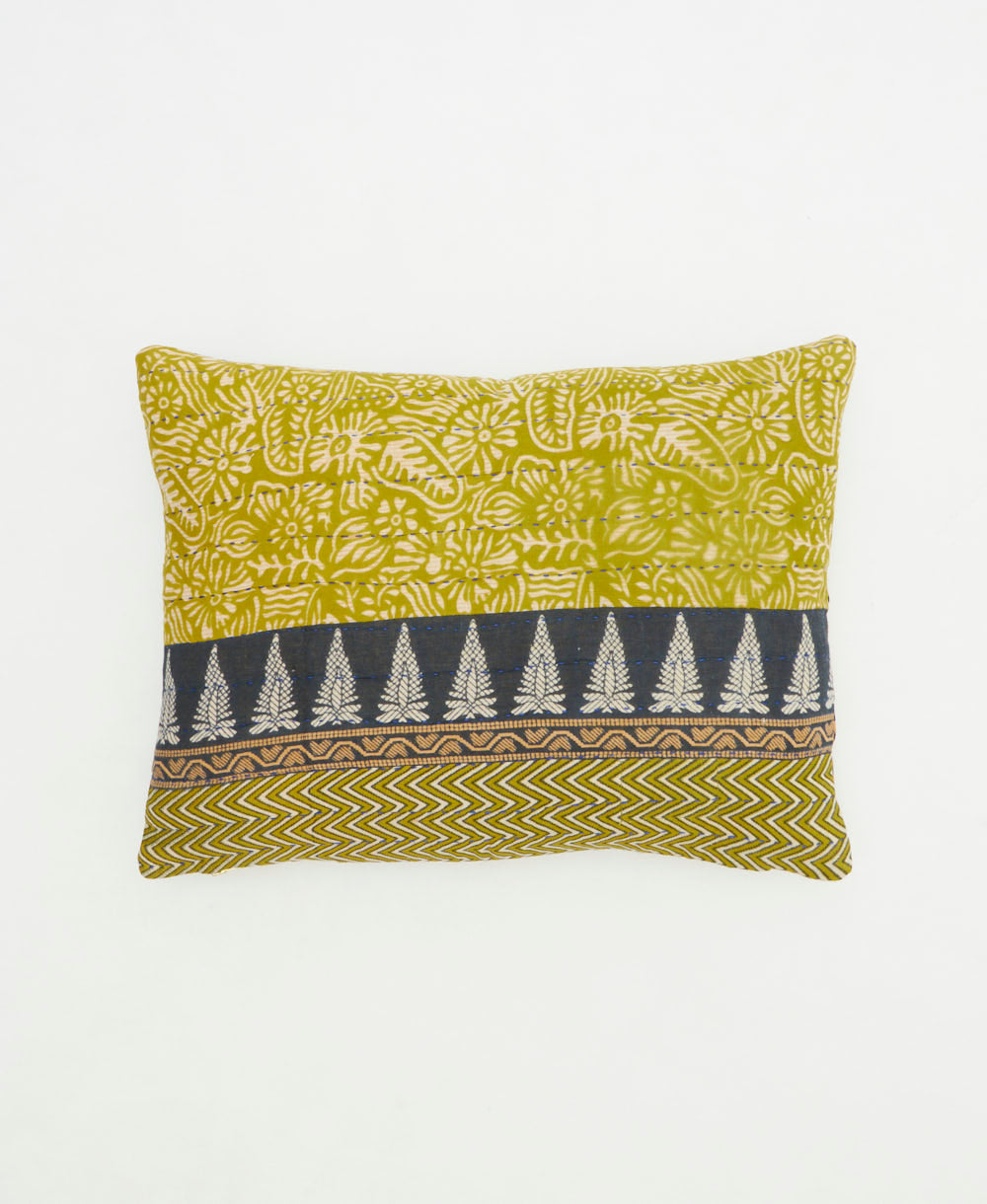 small lumbar pillow with removeable down feather insert