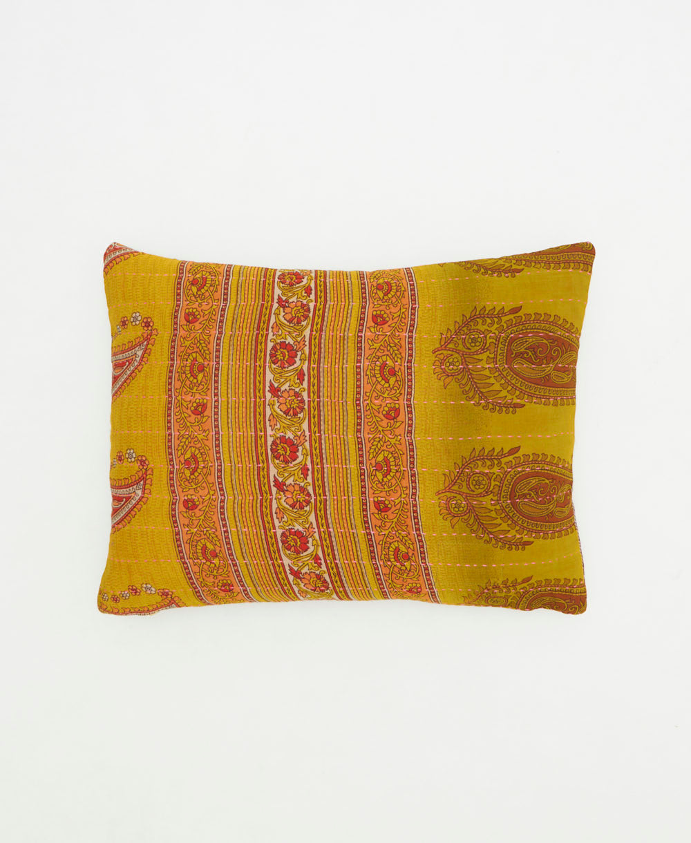 small lumbar pillow with removeable down feather insert