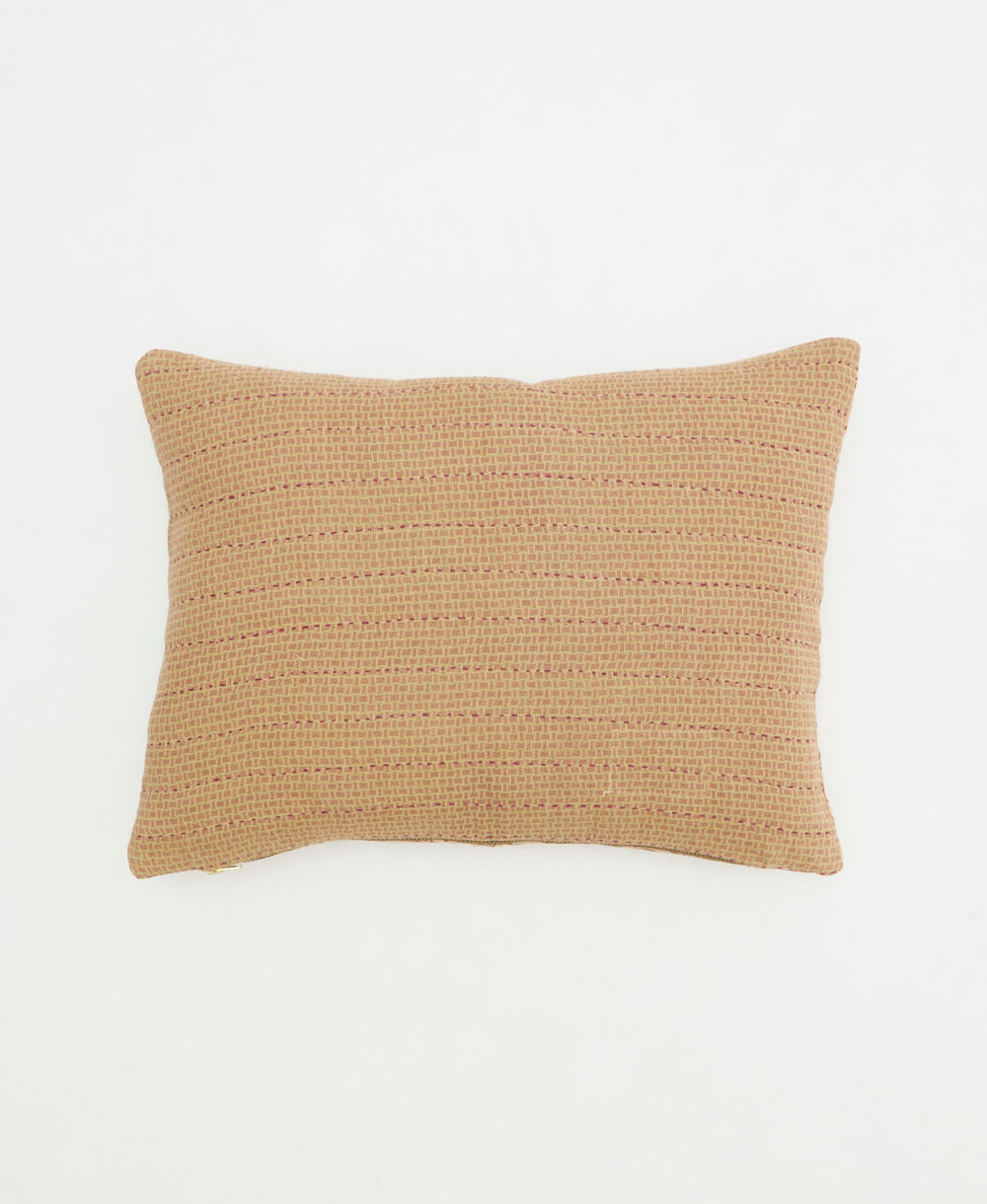 small lumbar pillow with removeable down feather insert