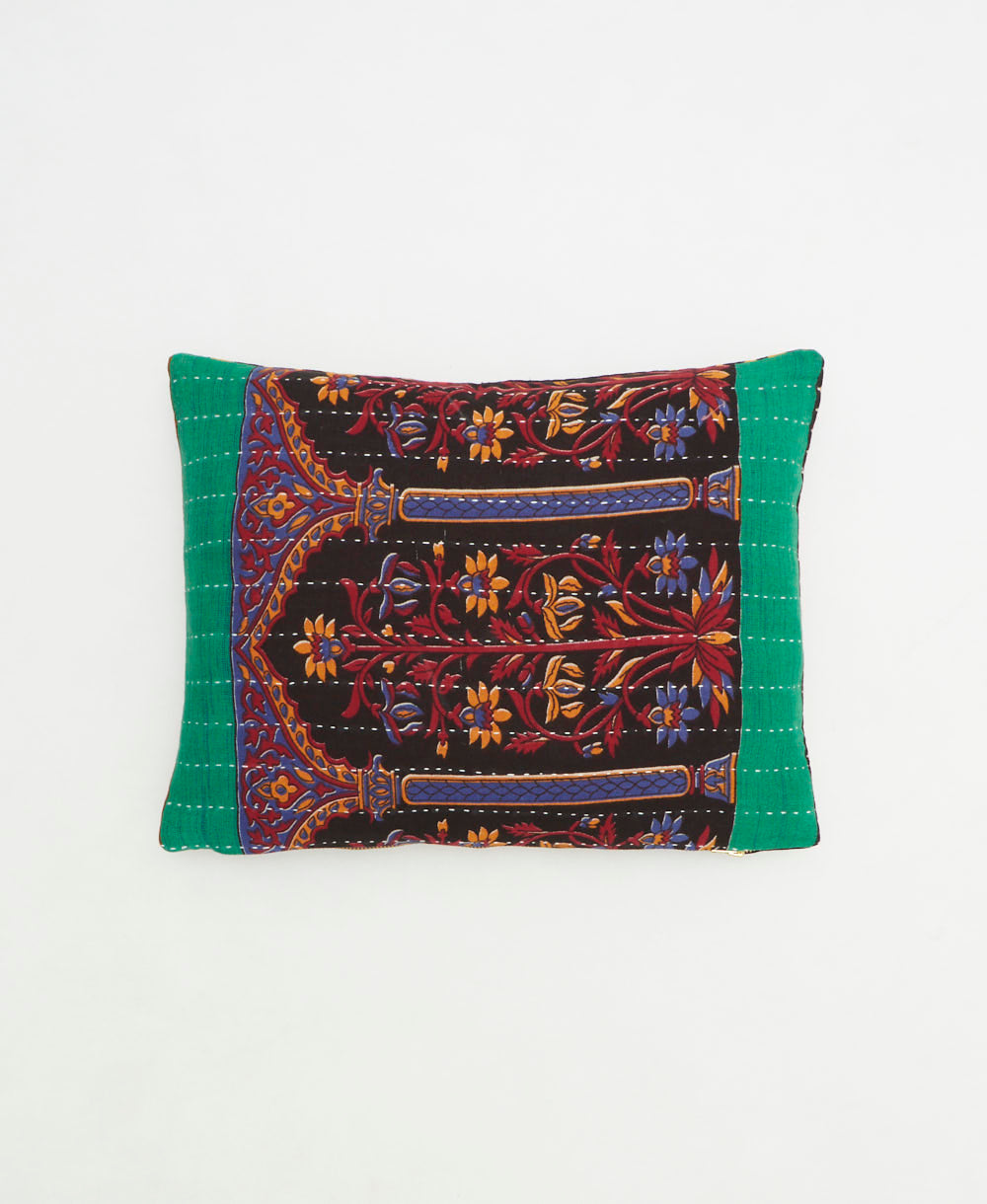 small lumbar pillow with removeable down feather insert