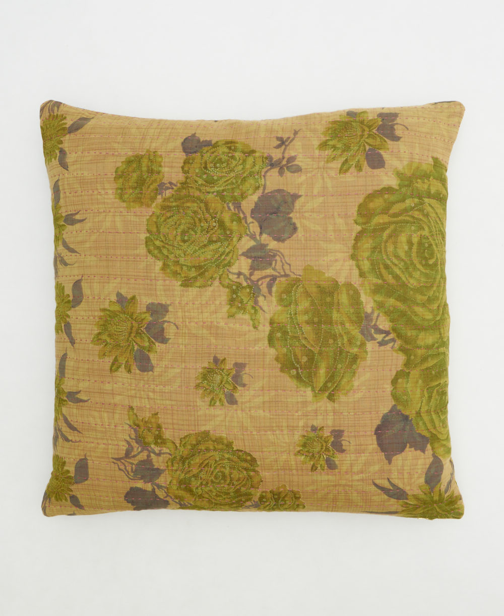 sustainable throw pillow