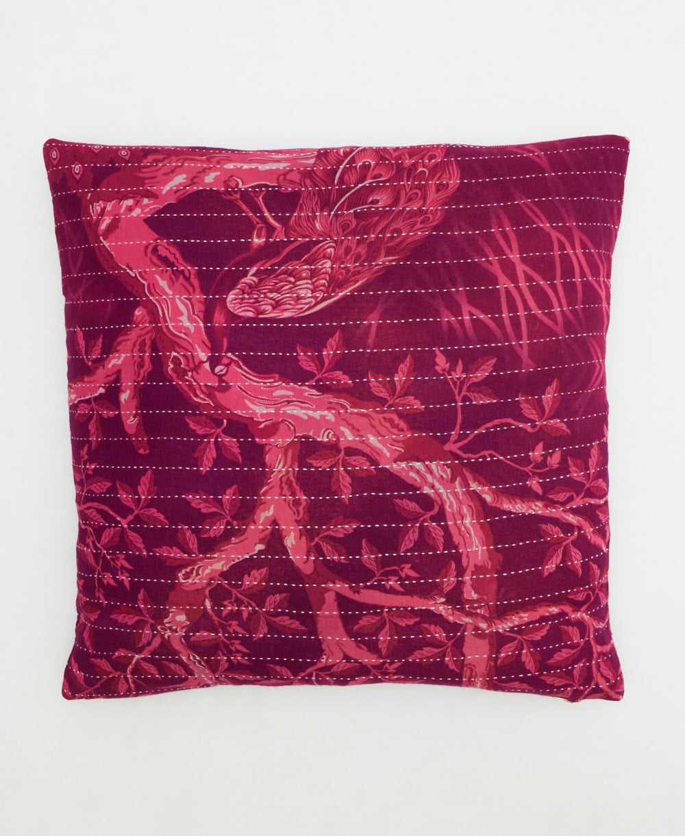 sustainable throw pillow