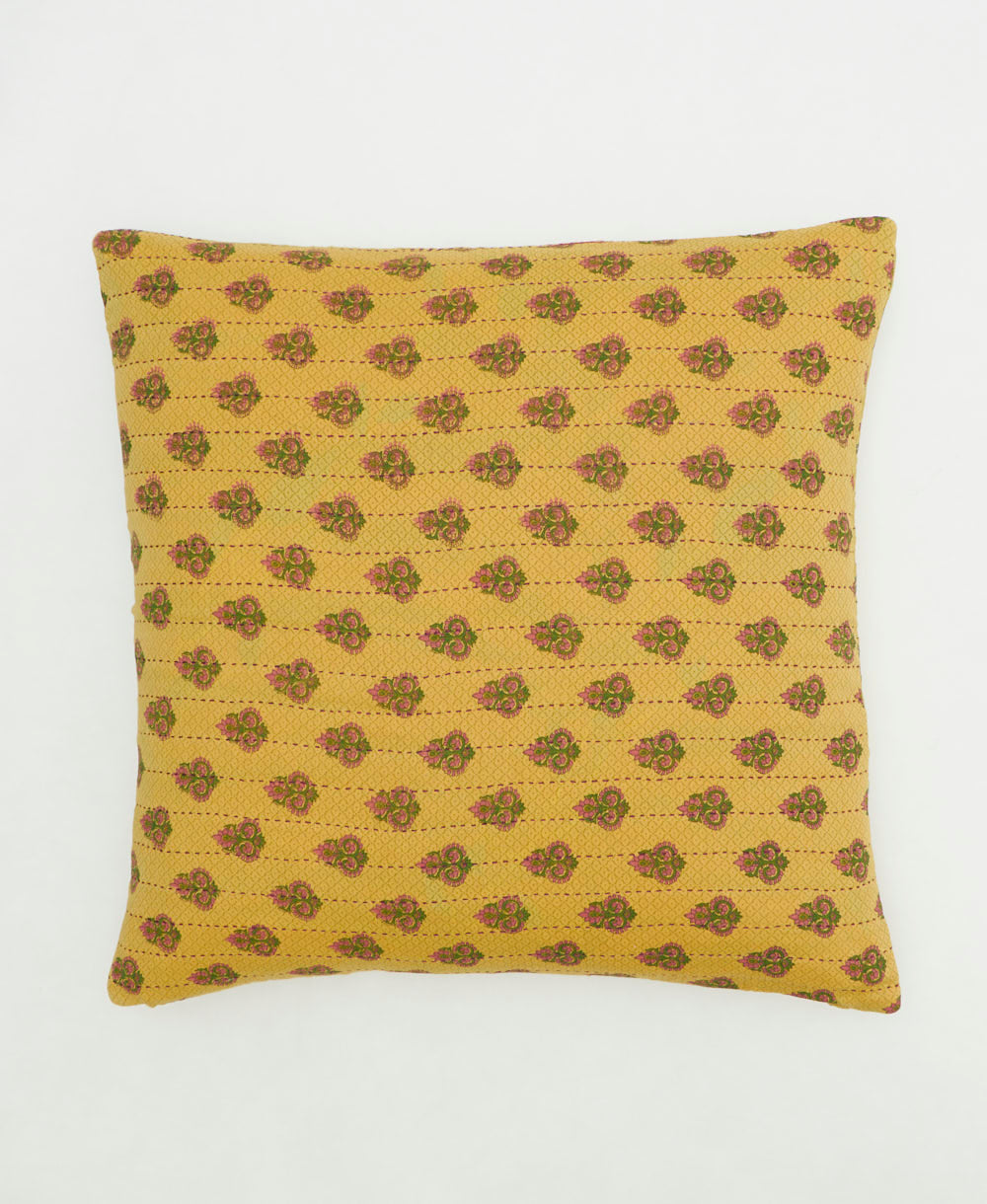 sustainable throw pillow