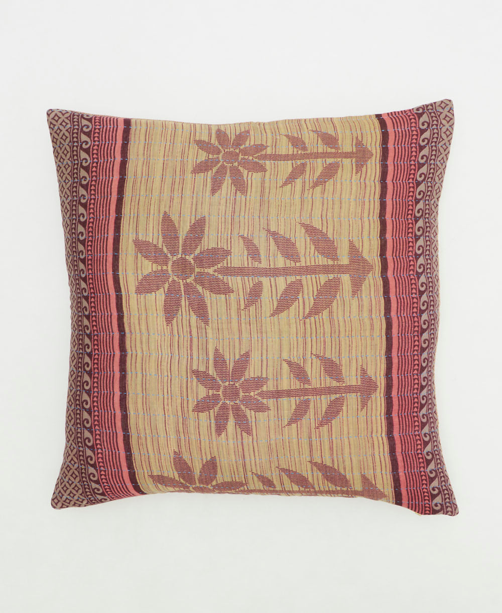 sustainable throw pillow