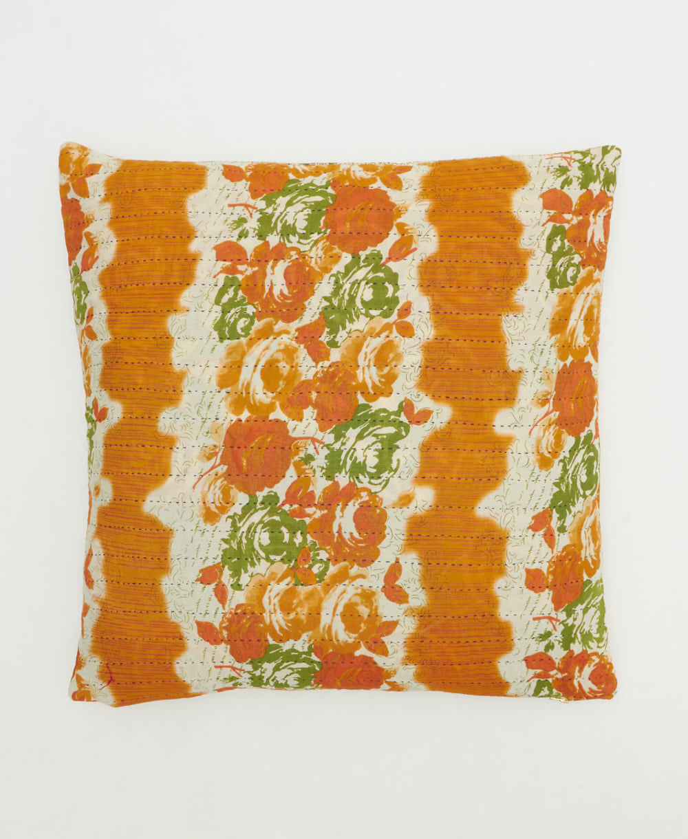 sustainable throw pillow