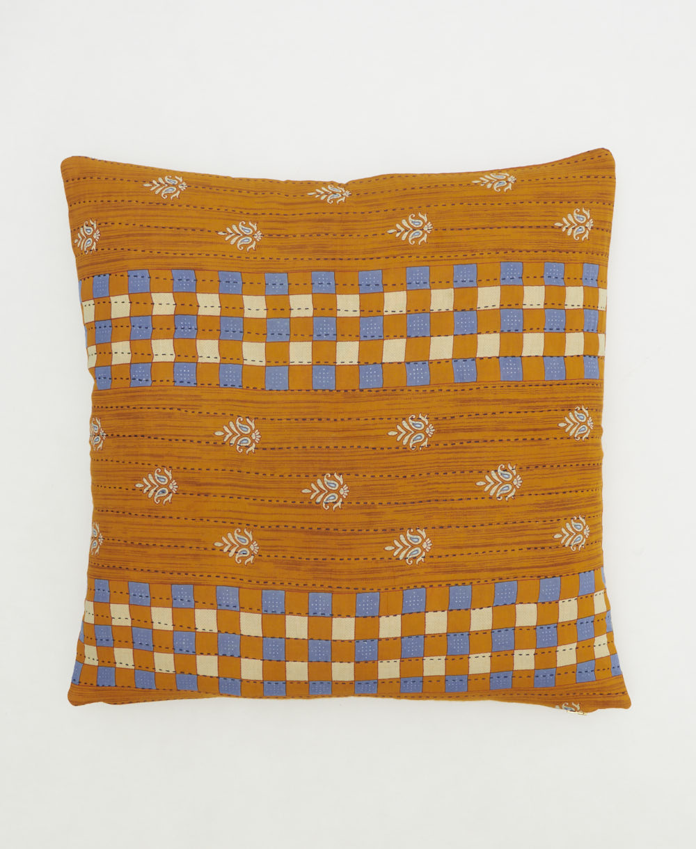 sustainable throw pillow