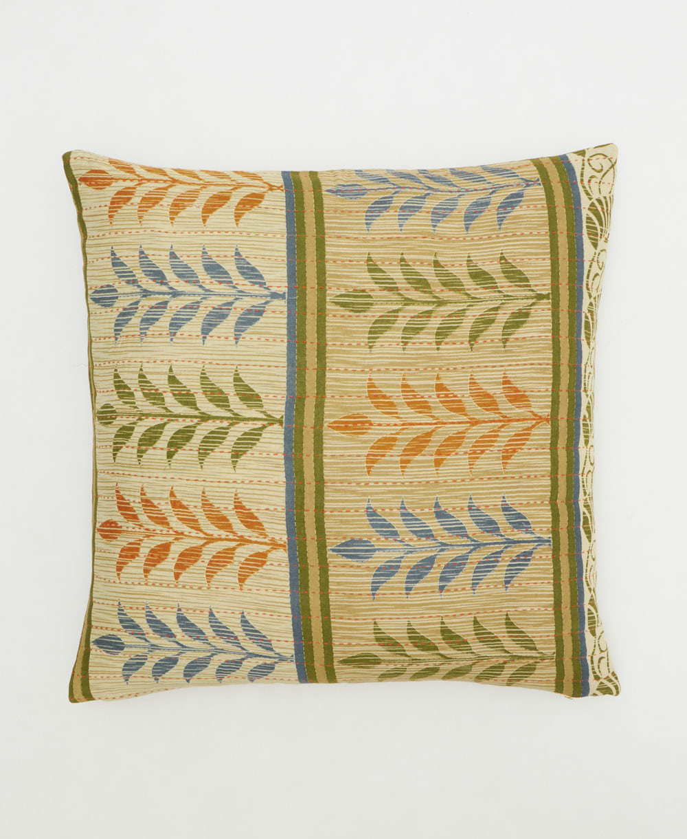 sustainable throw pillow