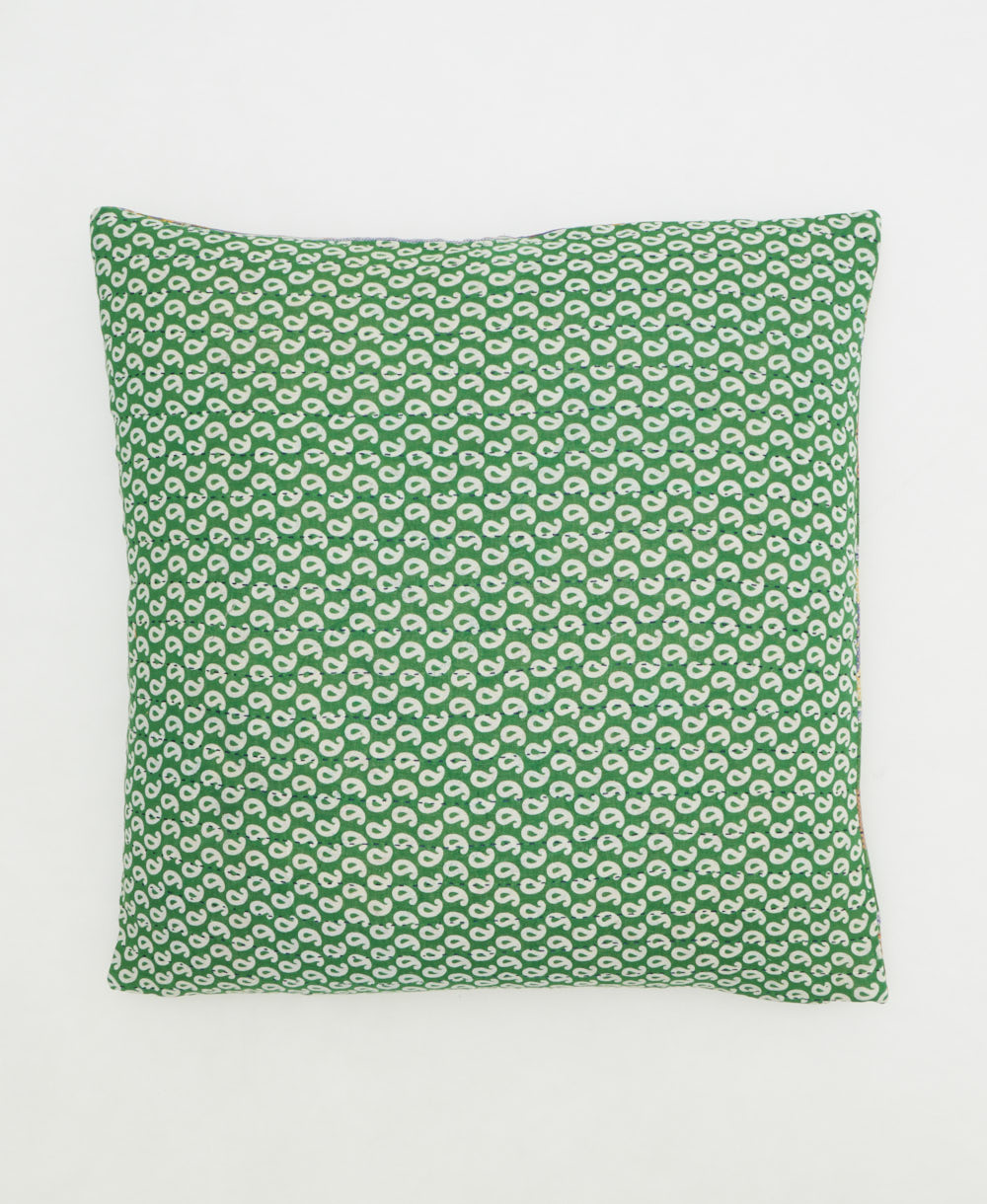 sustainable throw pillow