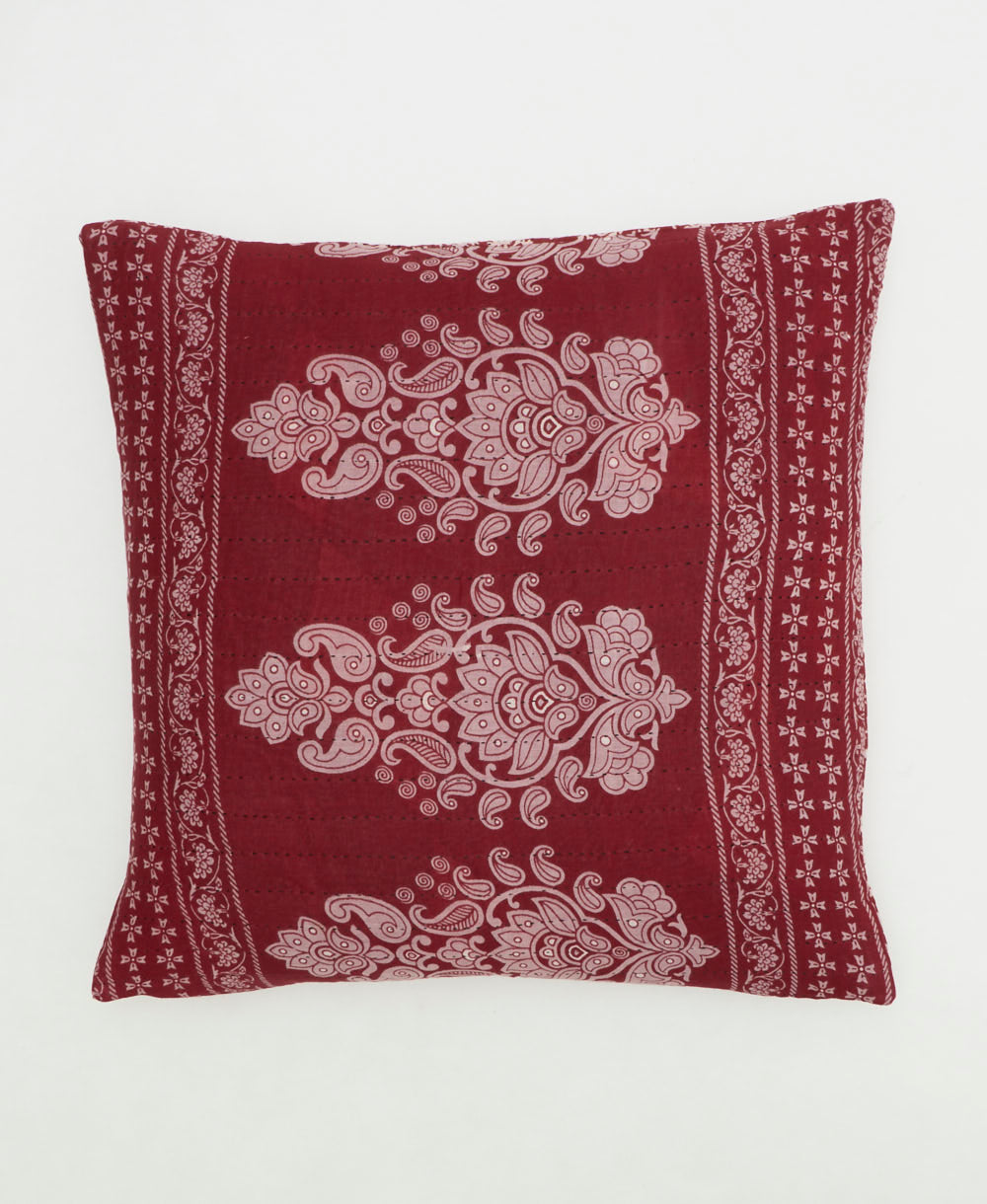 sustainable throw pillow