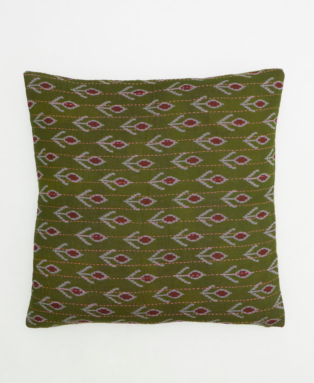 sustainable throw pillow
