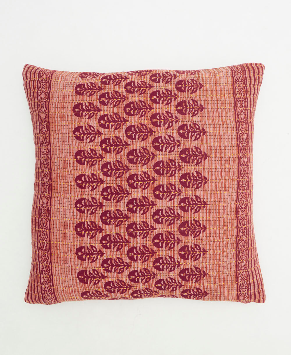 sustainable throw pillow