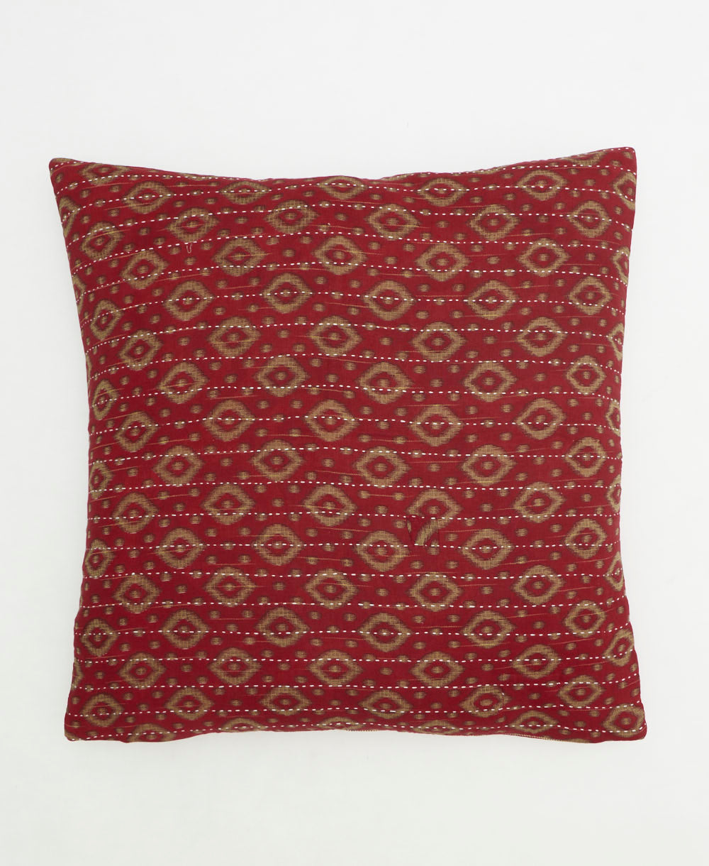 sustainable throw pillow