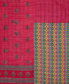soft king kantha blanket made from upcycled vintage cotton saris