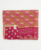 quilted throw in king size handmade in India by Anchal artisans