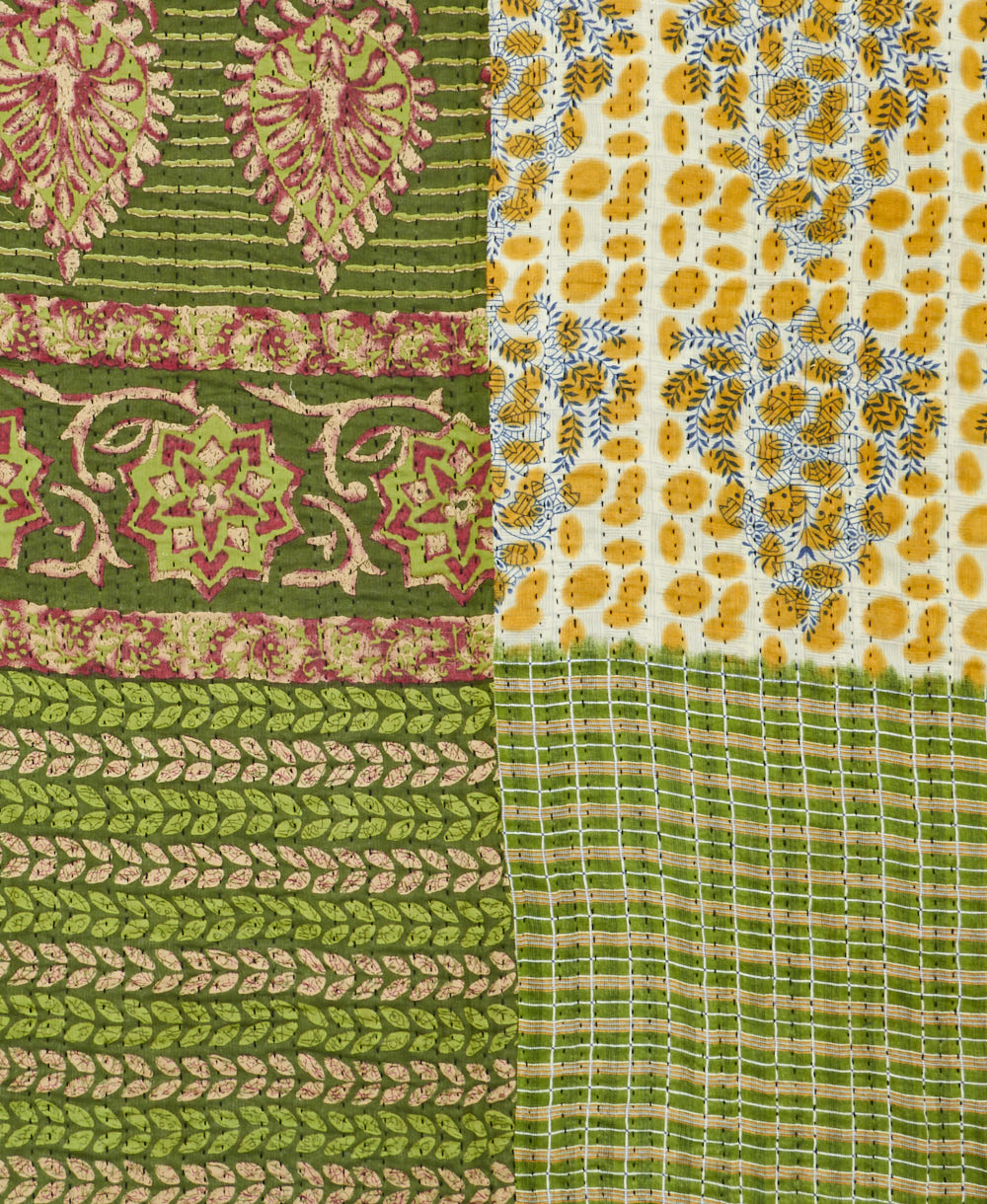 lightweight handmade king quilt