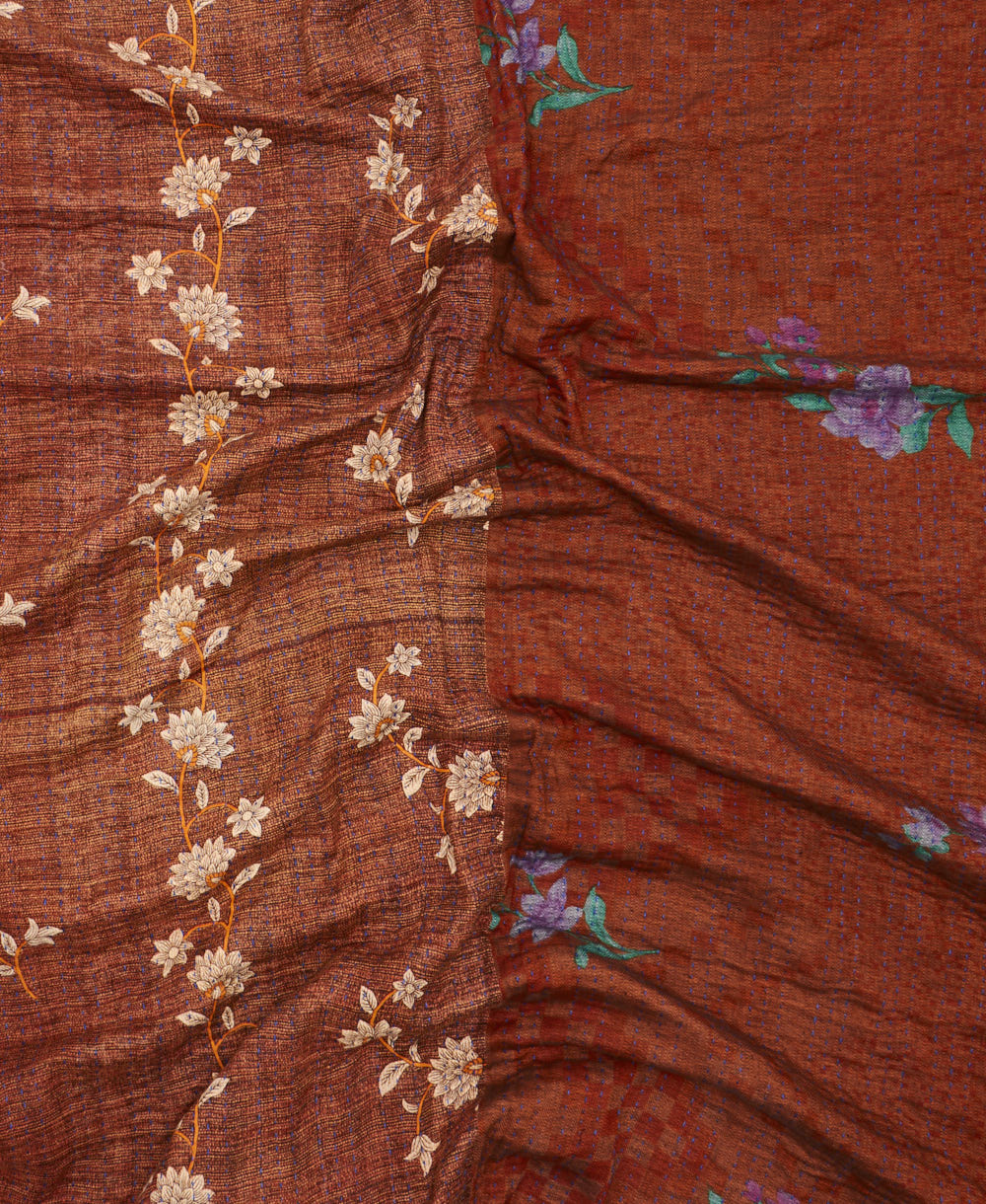 quilted throw in king size handmade in India by Anchal artisans