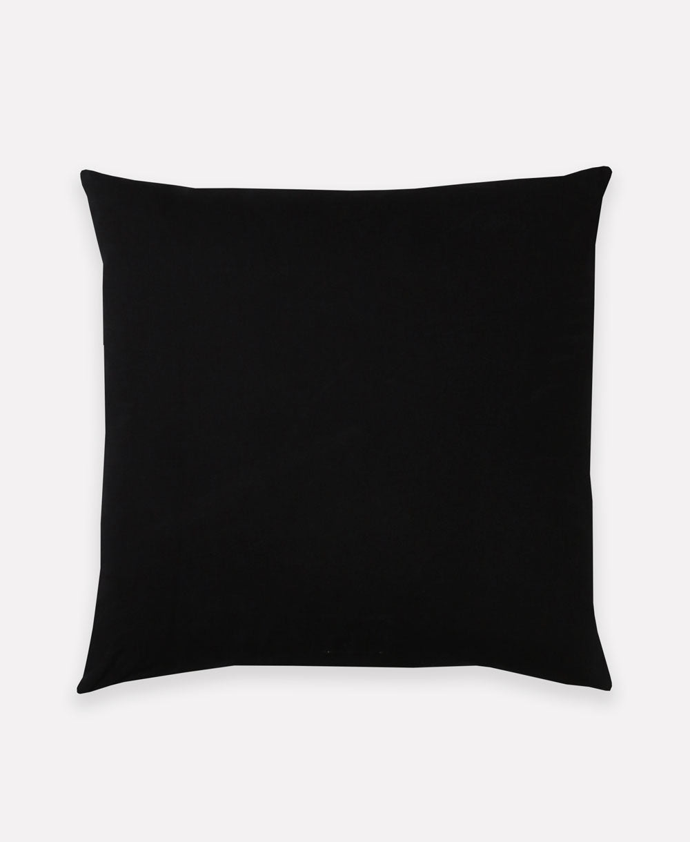 solid back of medium naari colorblock throw pillow