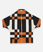 patchwork plaid quilted jacket handmade in India from 100% organic cotton and AZO-free dyes