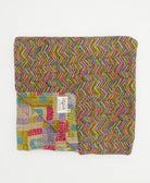 quilted throw in queen size handmade in India by Anchal artisans