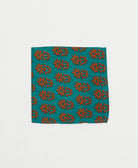 silk pocket square made from vintage silk saris