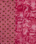 kantha blanket with kantha stitching