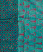 kantha blanket with kantha stitching