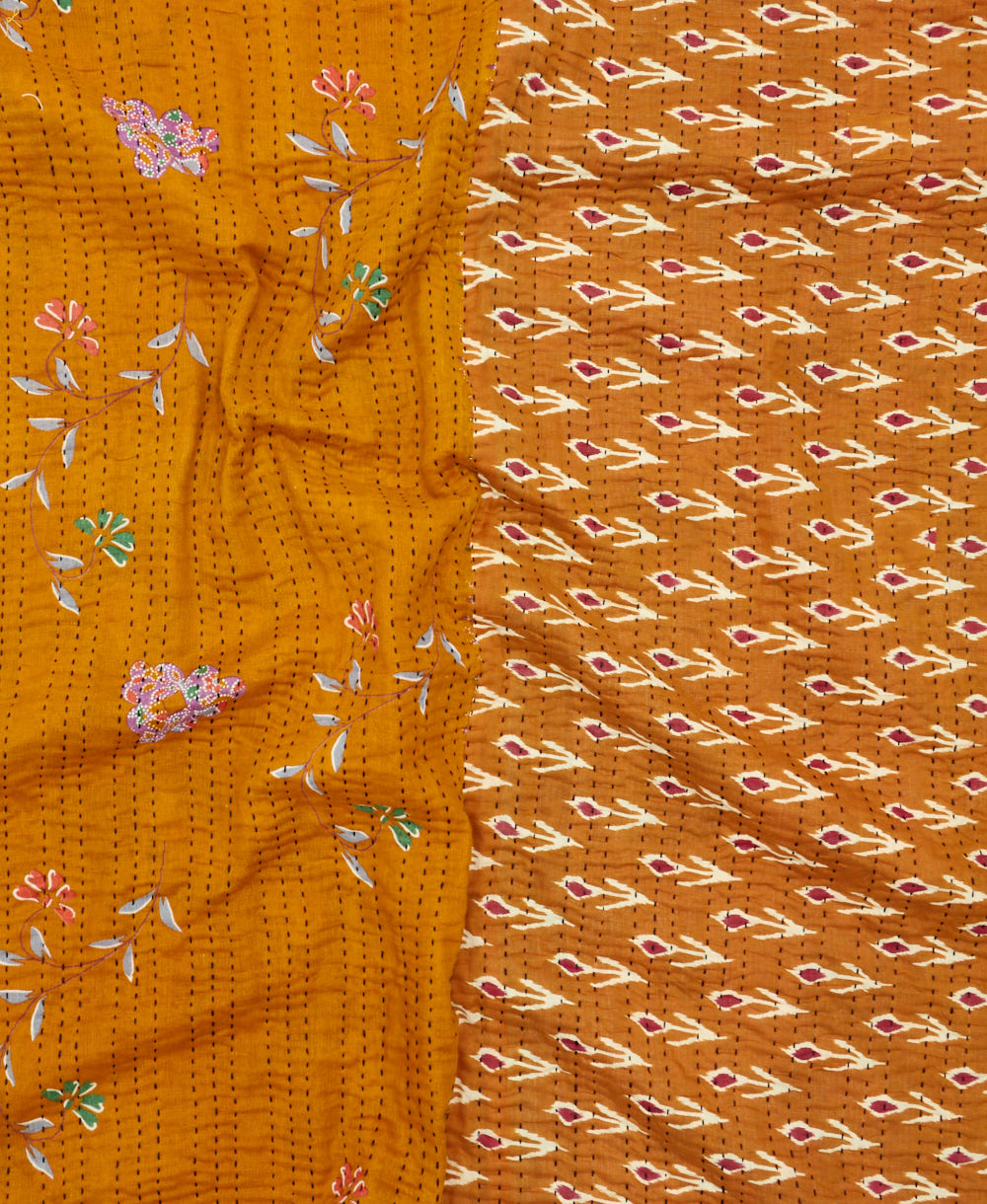 twin kantha quilt bedding