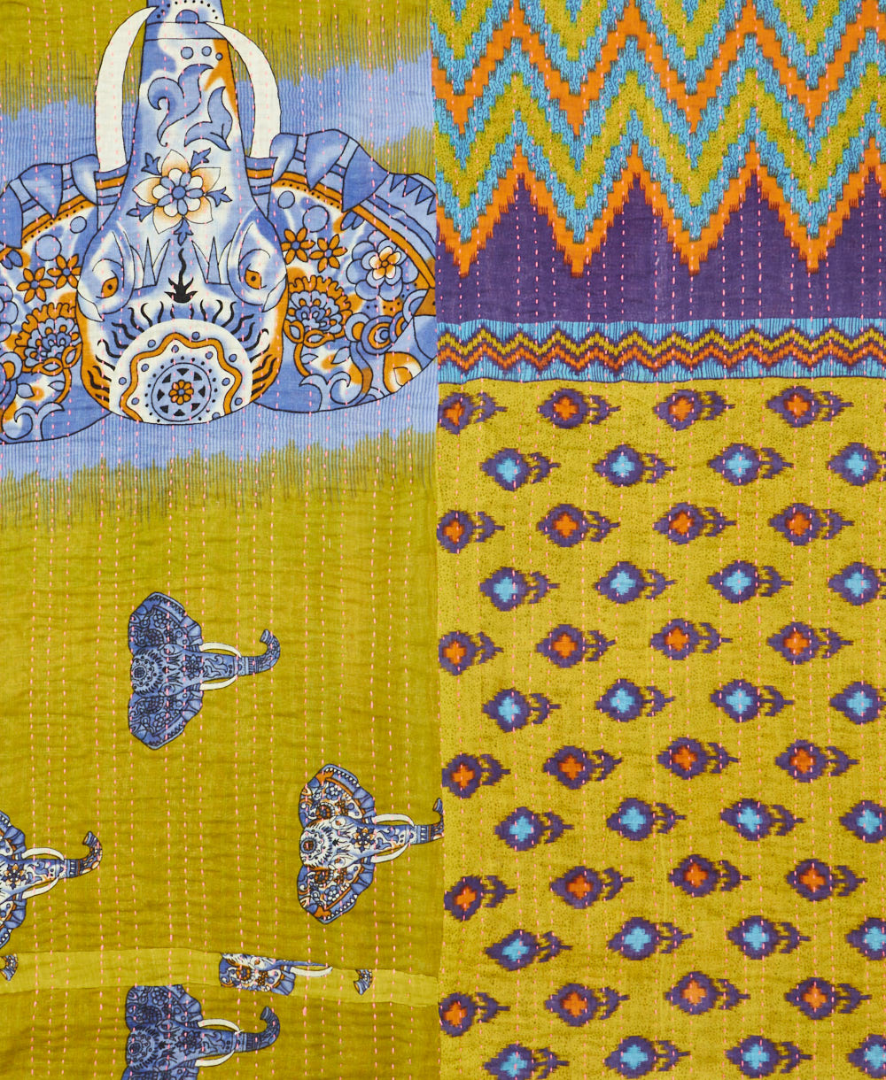 twin kantha quilt bedding