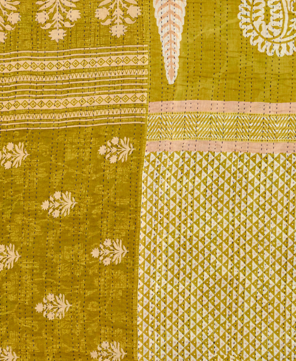 twin kantha quilt bedding
