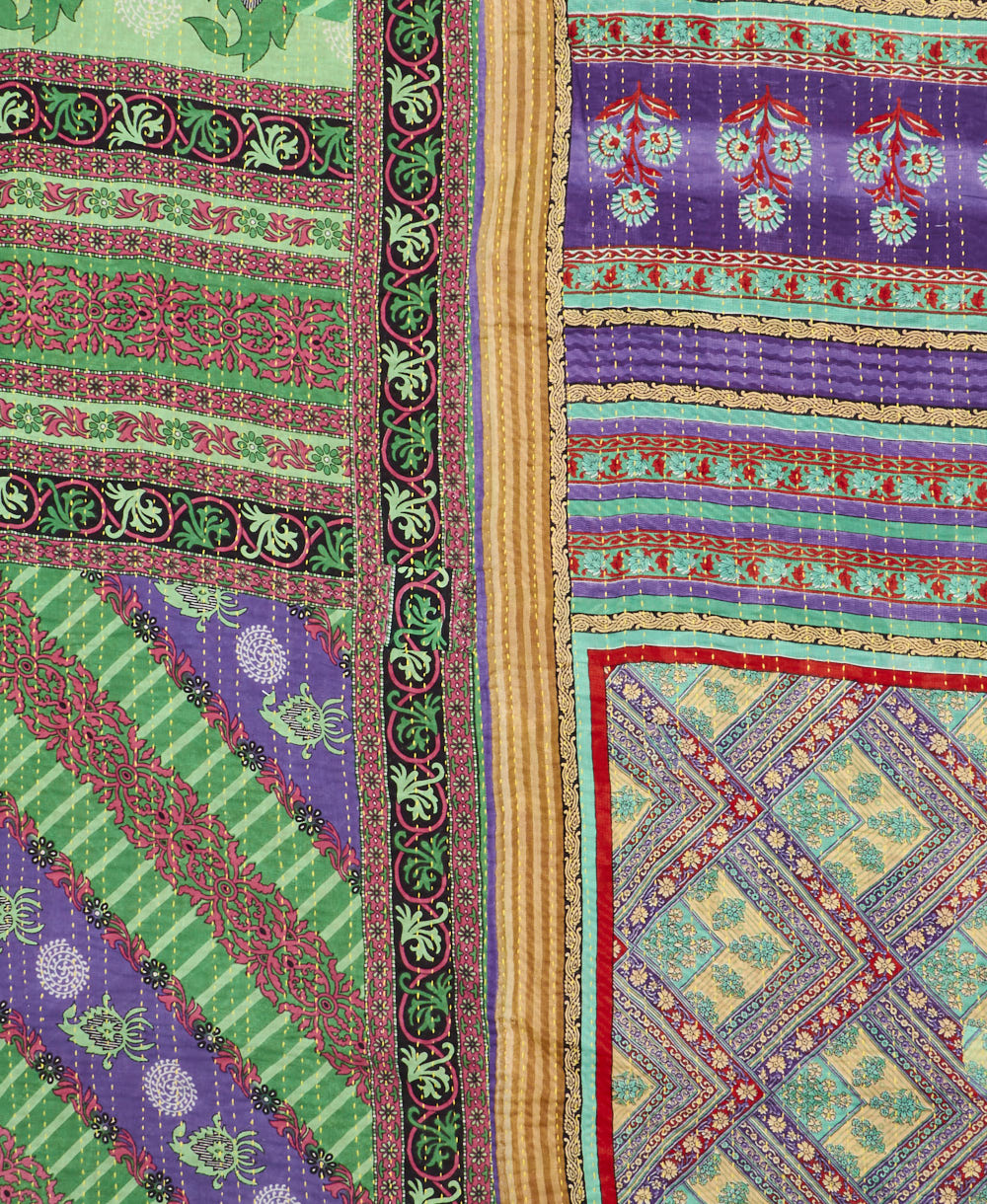 twin kantha quilt bedding