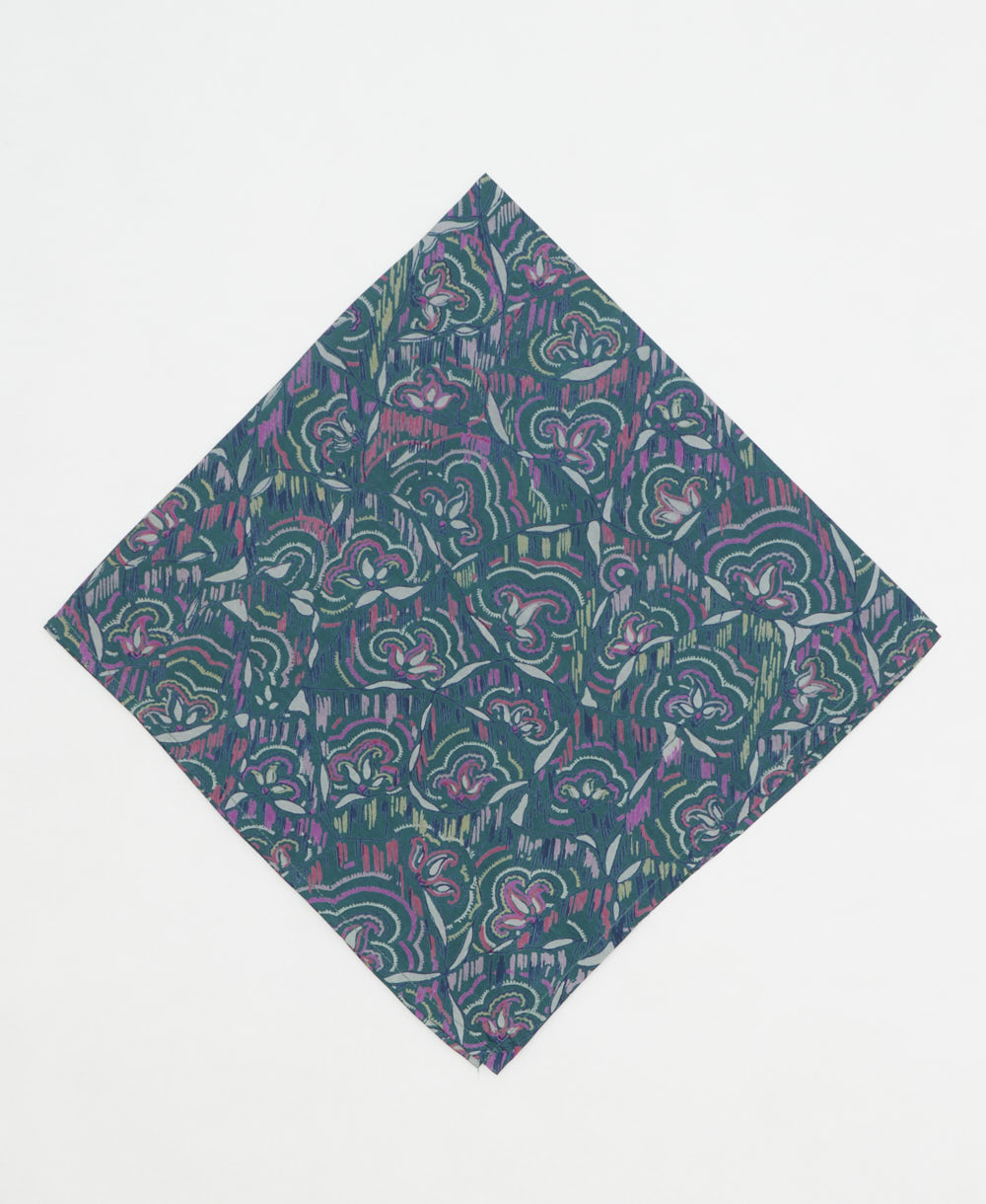 vintage silk scarf created using sustainably sourced saris