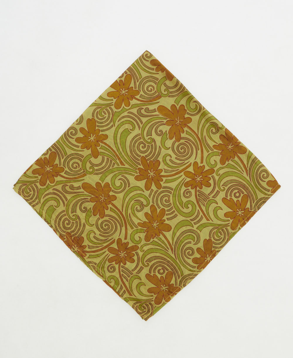 vintage silk scarf created using sustainably sourced saris